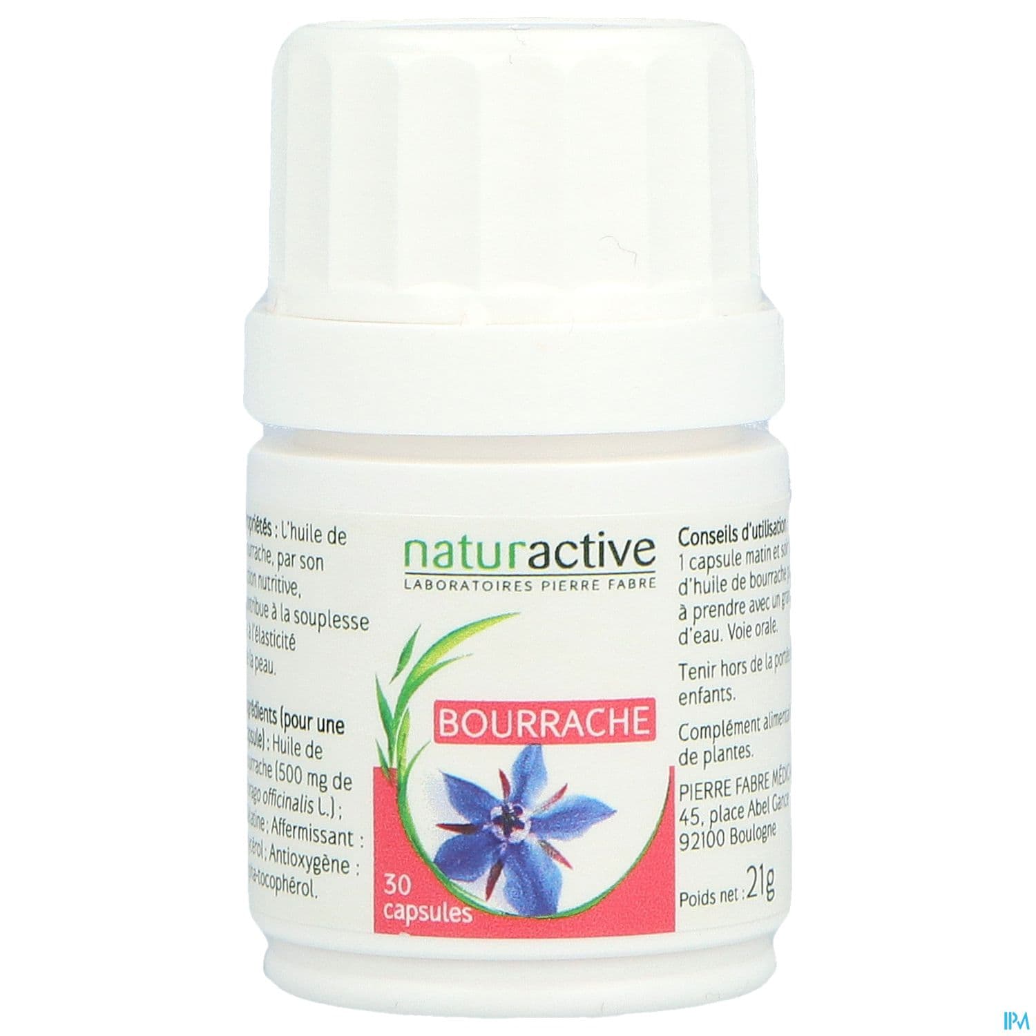 Naturactive Huile De Bourrache Capsule 30