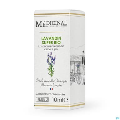 Medicinal Huile Essentielle Lavandin Super Bio 10ml