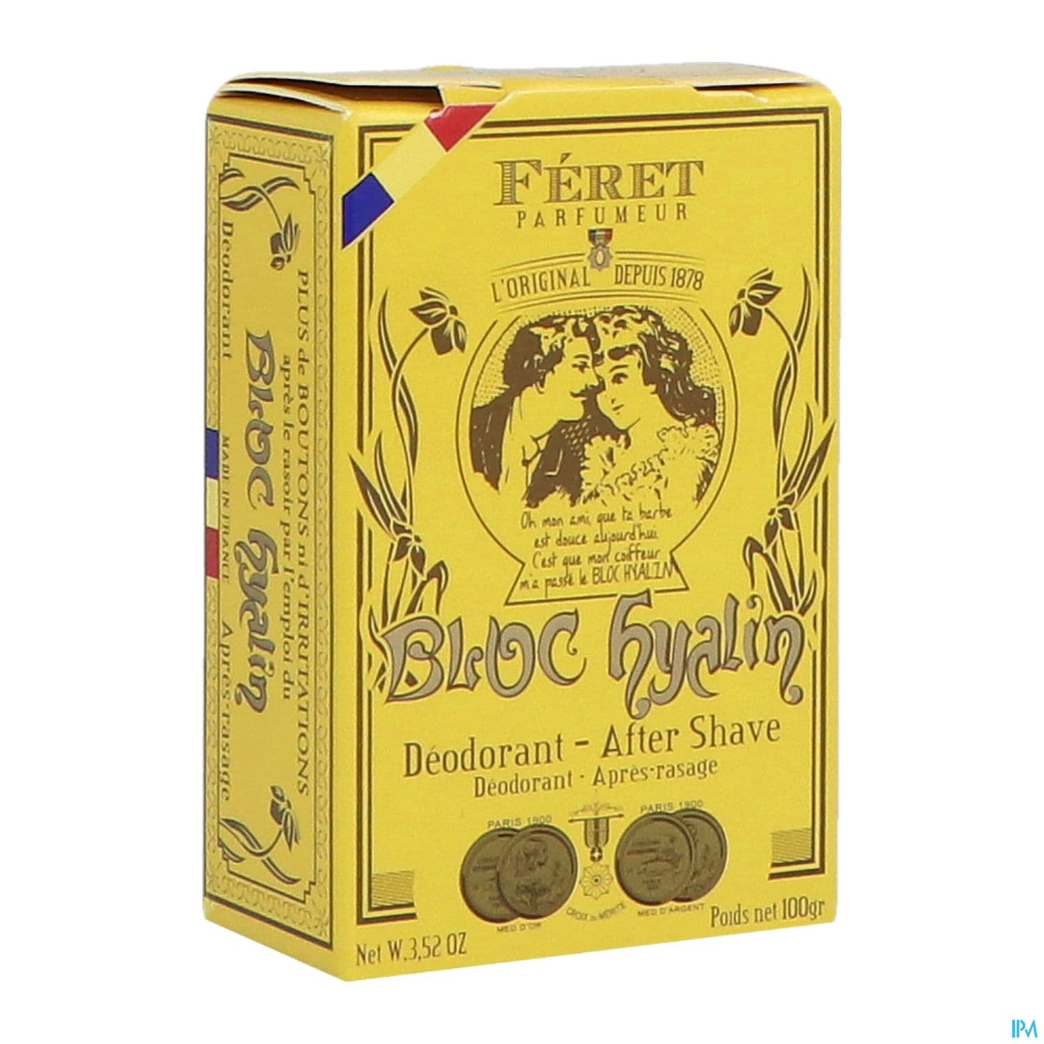 FERET BLOC HYALIN AP/RAS 100G — Pharmacie Chartreuse