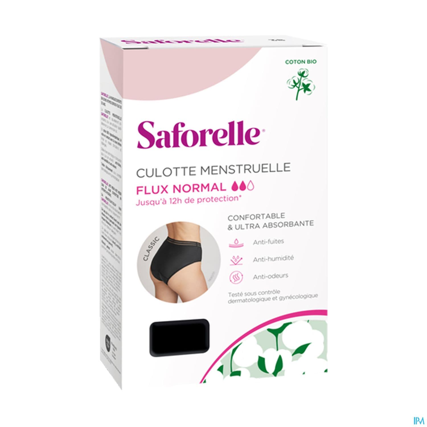 Saforelle Culotte Pour Les Regles Classic Flux Normal T38