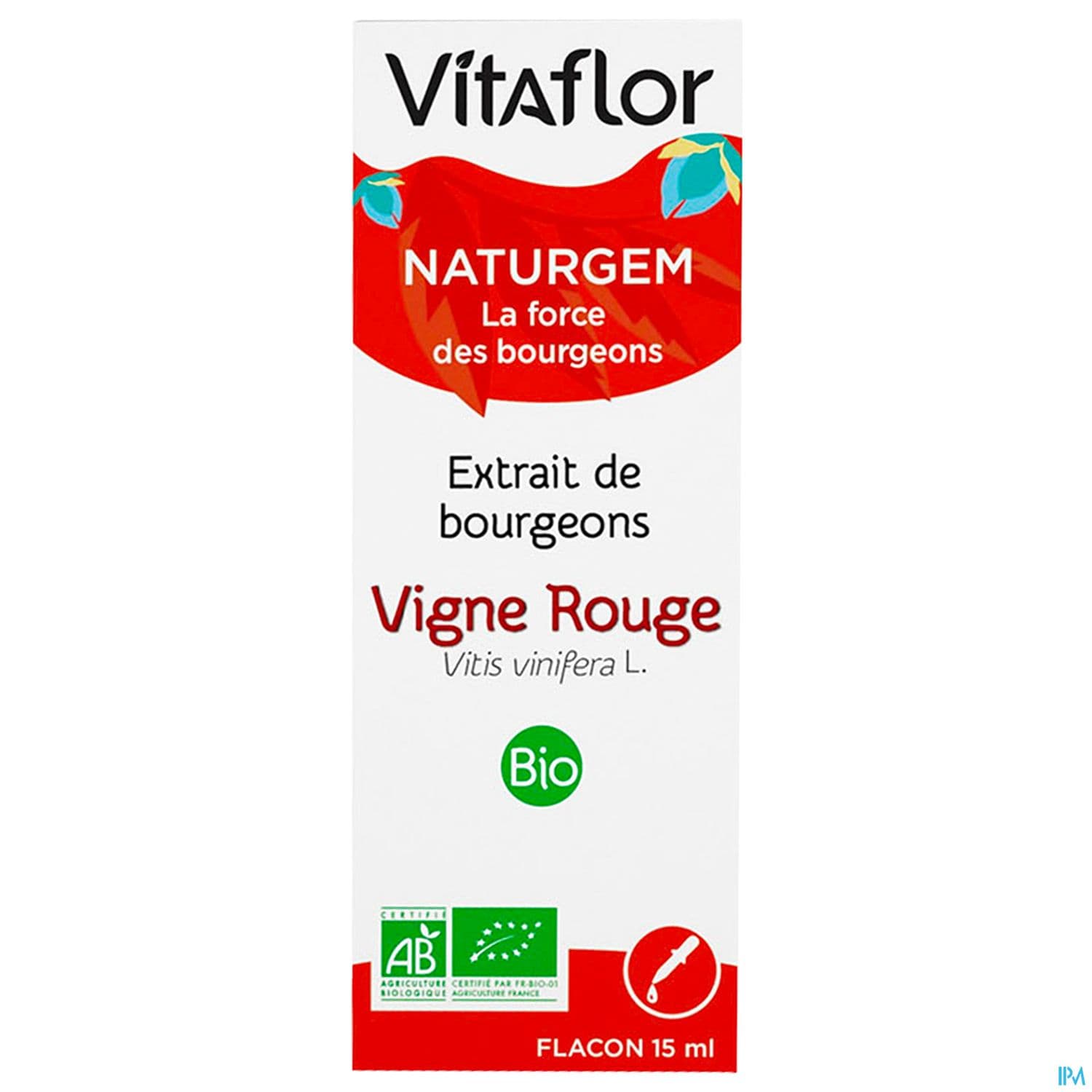 Vitaflor Naturgem Extrait Bourgeon Bio Vigne 15ml