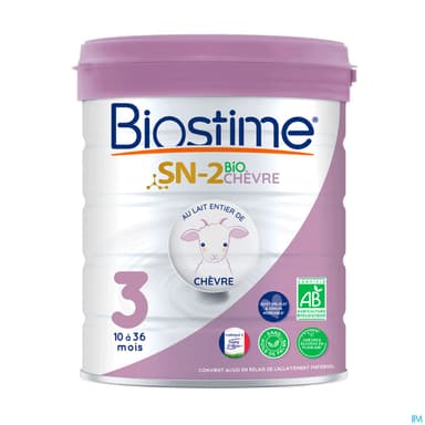 BIOSTIME LAIT CHEVRE 3EME AGE 800G
