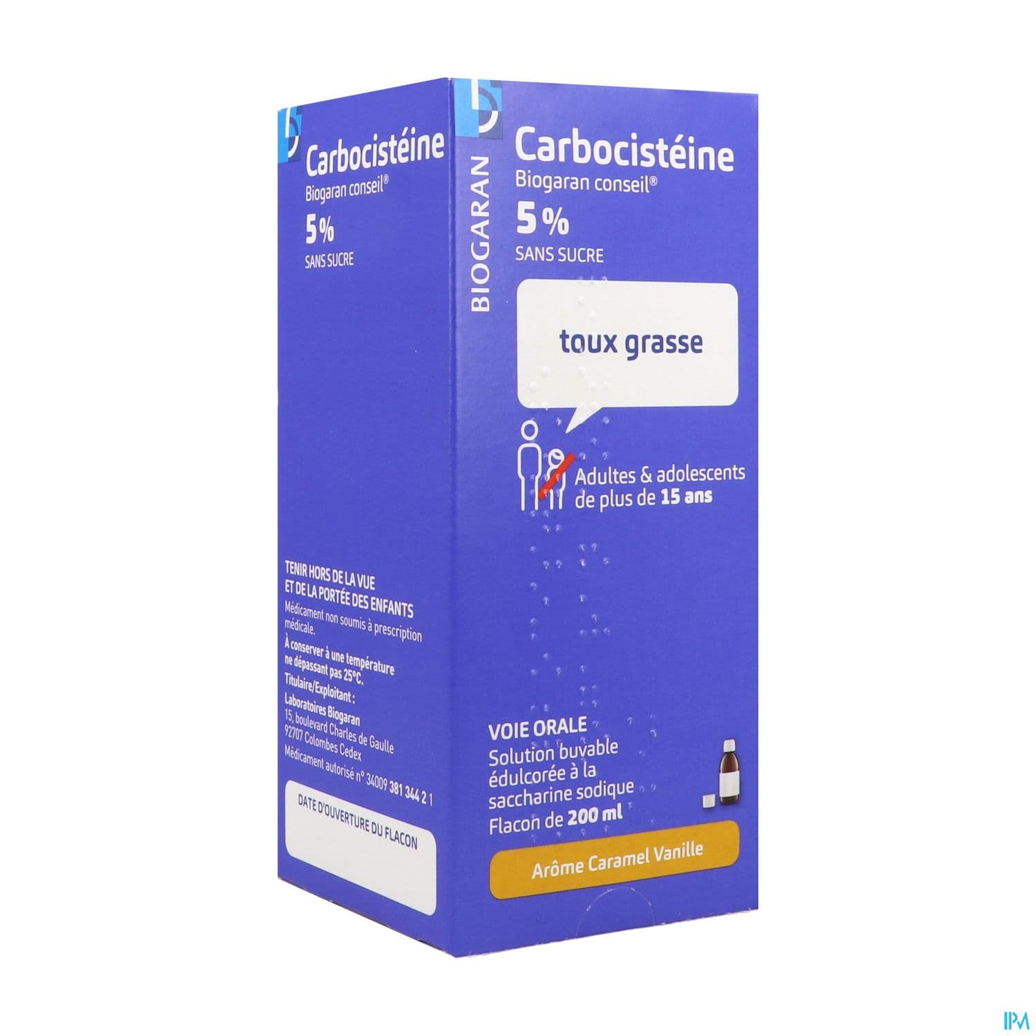 CARBOCISTEINE 5% BIOG SOL S/S200ML