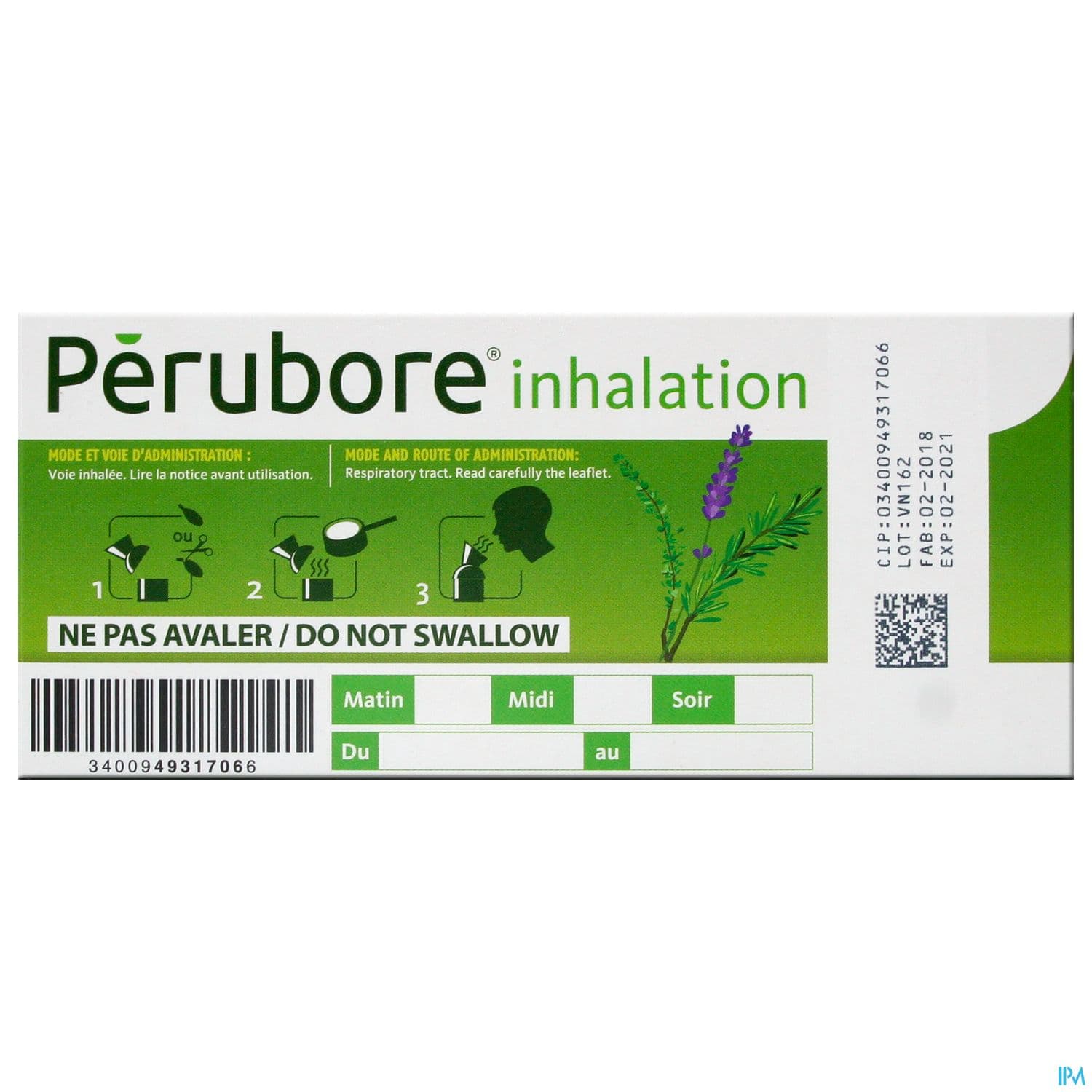 PERUBORE INHALATION CAPS 15