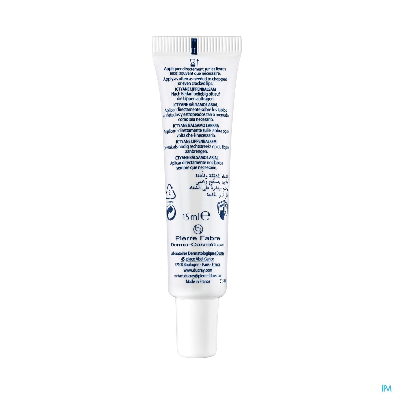 Ducray Ictyane Baume Levres 15ml