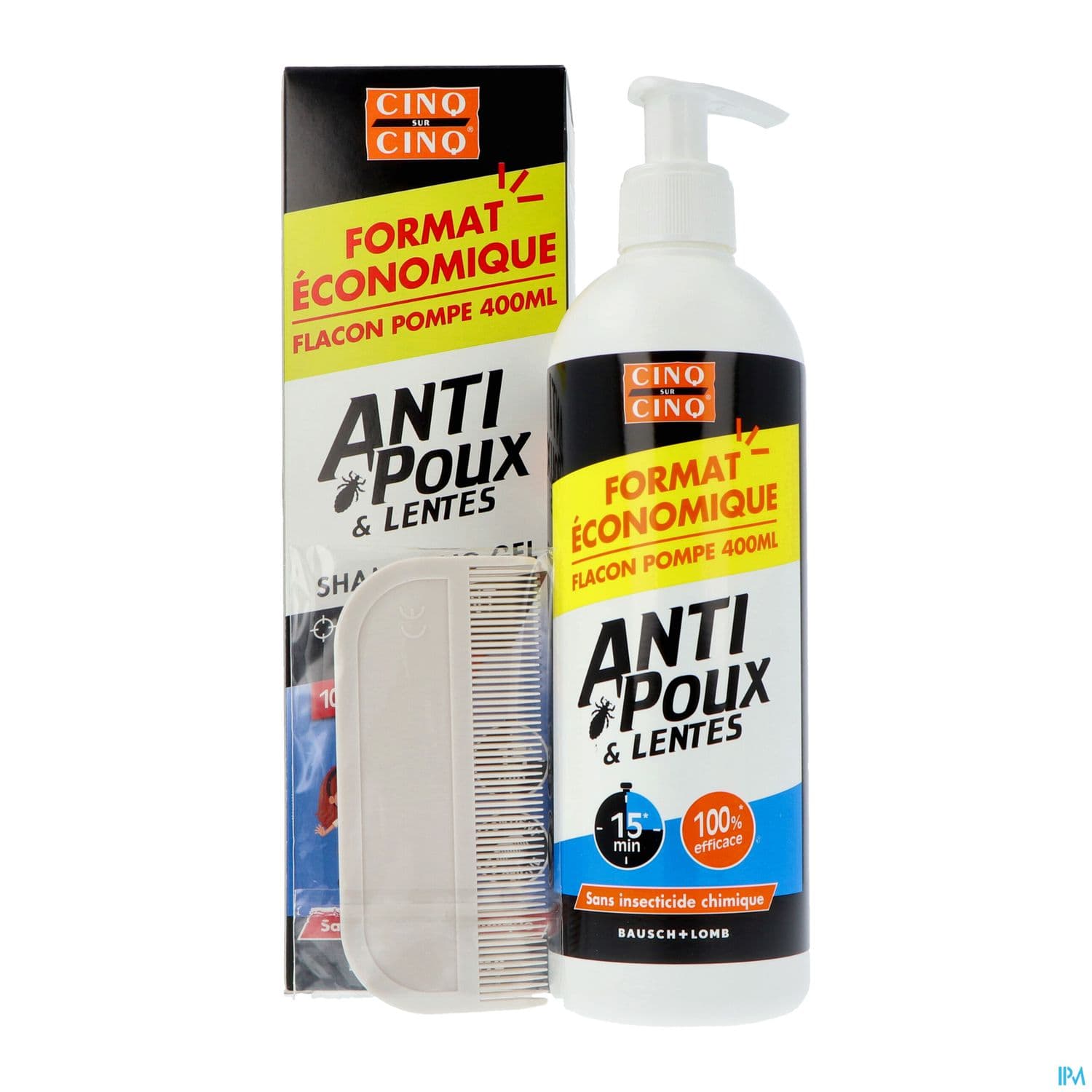 CINQ/CINQ SH NATURA A/POUX400ML