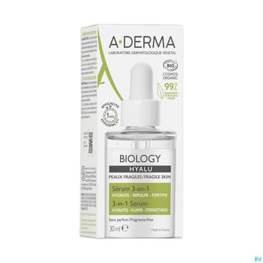 A-DERMA HYALU SERUM 3EN1 30ML