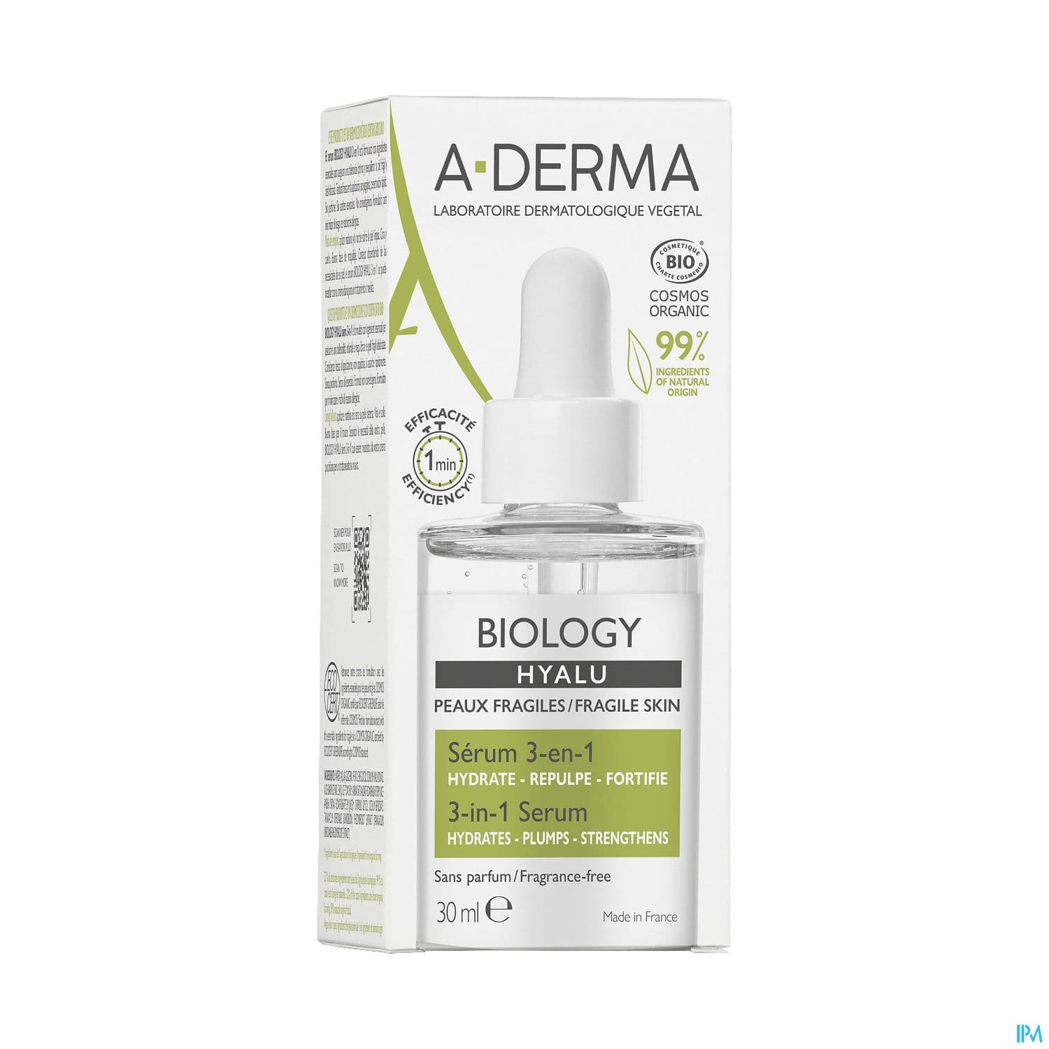 A-DERMA HYALU SERUM 3EN1 30ML