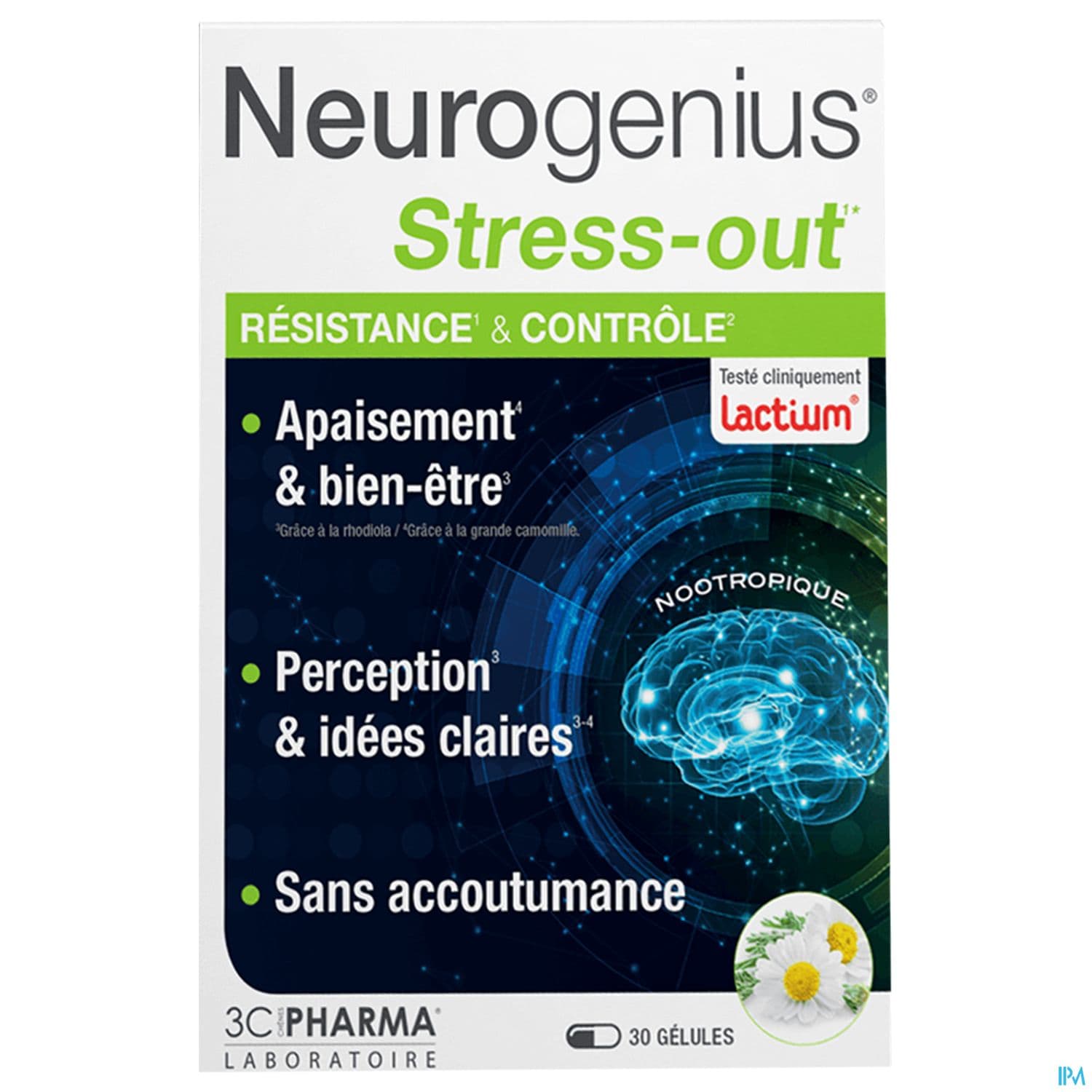 3C PHARMA NEUROGENIUS STRESS GEL30