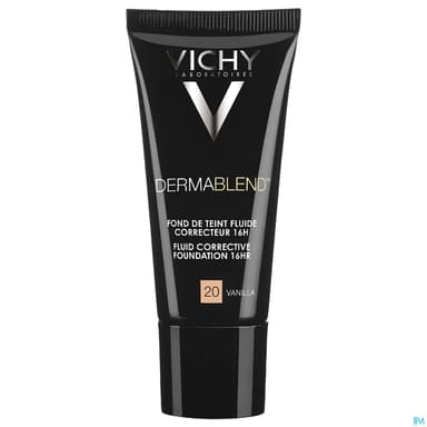 Vichy Dermablend Fluide Fond De Teint Correcteur 20 Vanilla 30ml