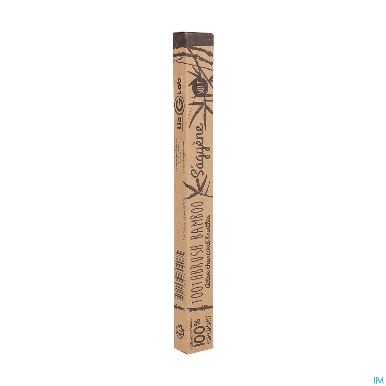 Sagyene Brosse A Dents Bambou Poils Charbon Actif