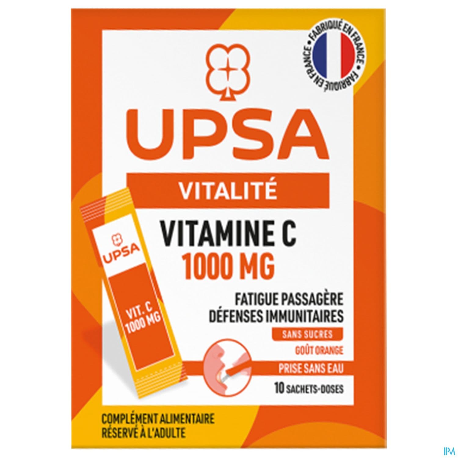 VITAMINE C 1000MG UPSA DOSE 10