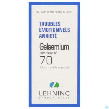 Lehning Complexe 70 Gelsemium Solution Buvable 30ml