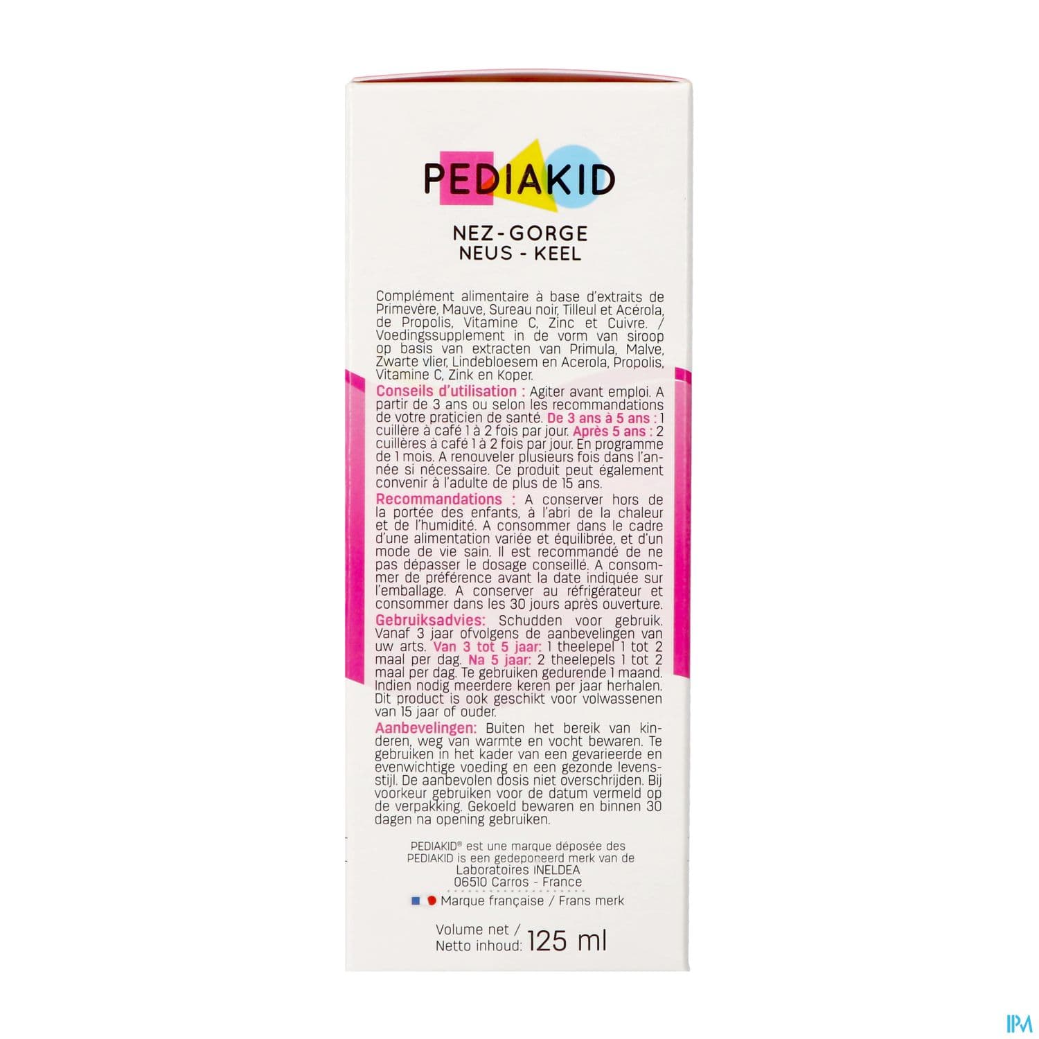 PEDIAKID NEZ-GORGE SP 125ML