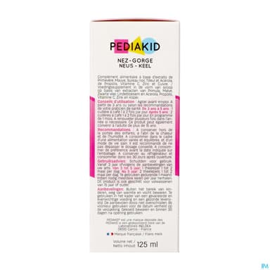 PEDIAKID NEZ-GORGE SP 125ML