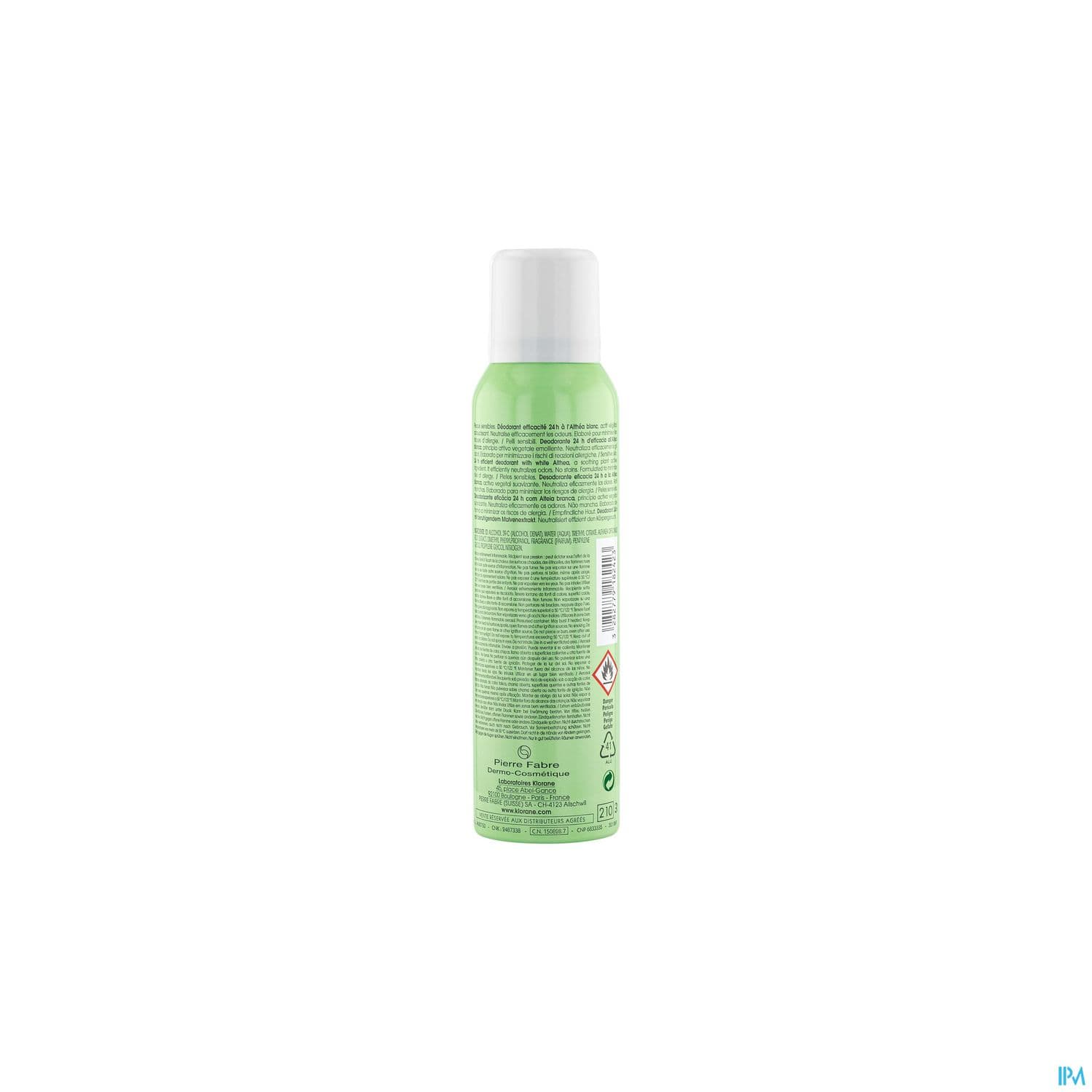 KLORANE DEOD VAPO ALTHEA SPR 125ML