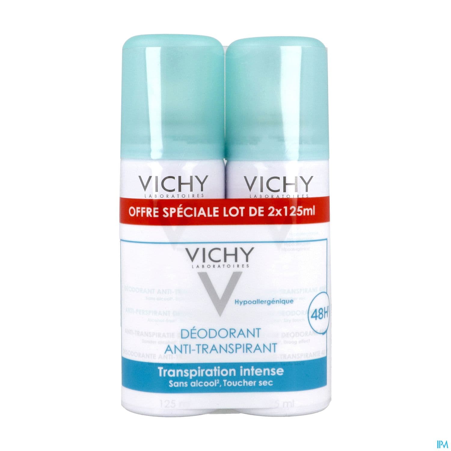 VICHY DEOD A/TRANSP AERO 125ML X2 — Pharmacie Boulogne Print