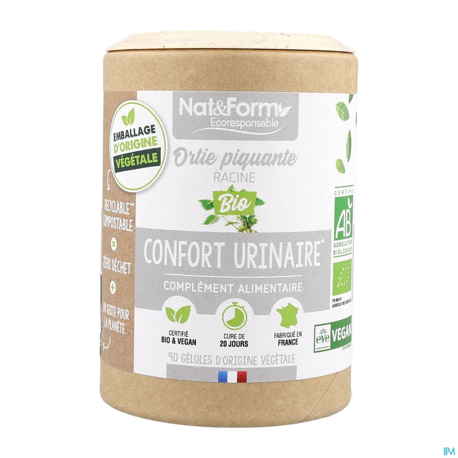 NAT&FORM ECO ORTIE RAC BIO GEVEG90
