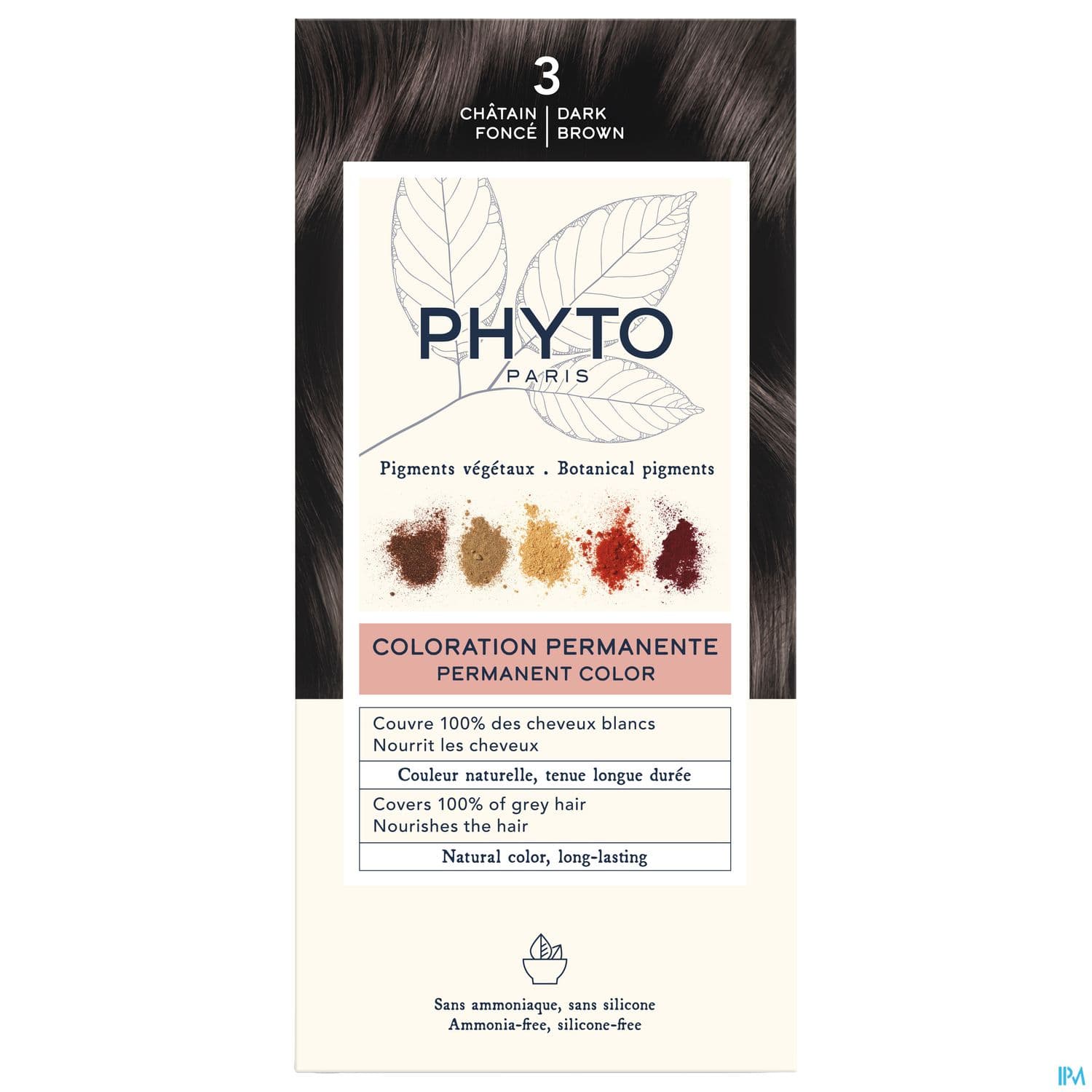 PHYTO COLOR 3 CHATAIN FONCE