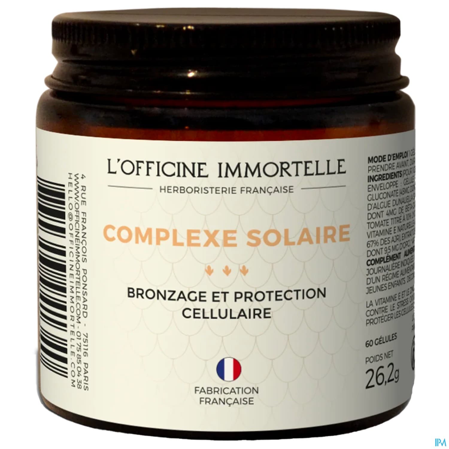 OFF IMMORTEL CPLXE SOLAIRE CAPS 60