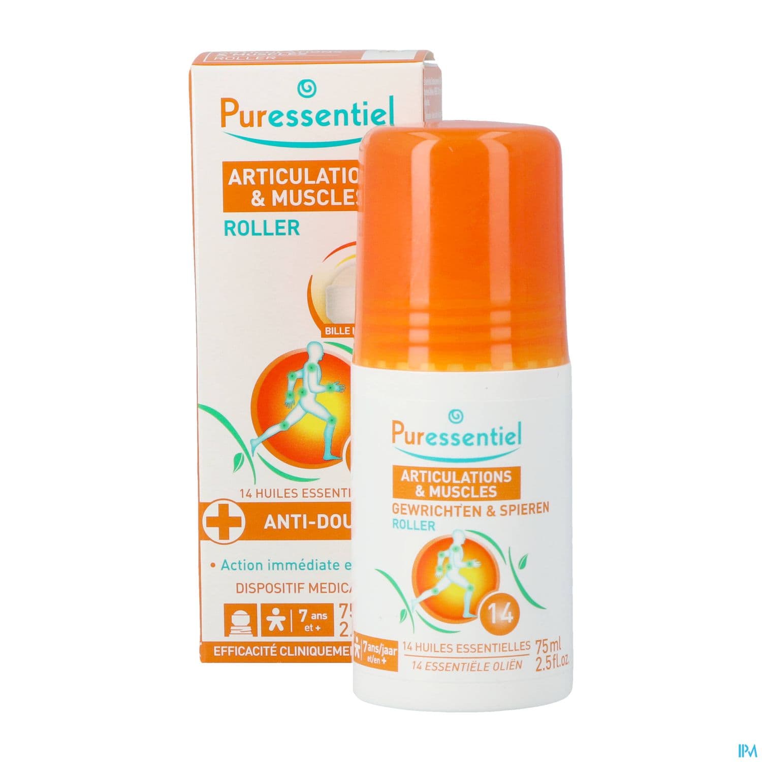 PURESSENTIEL ROLLER ARTICUL75ML