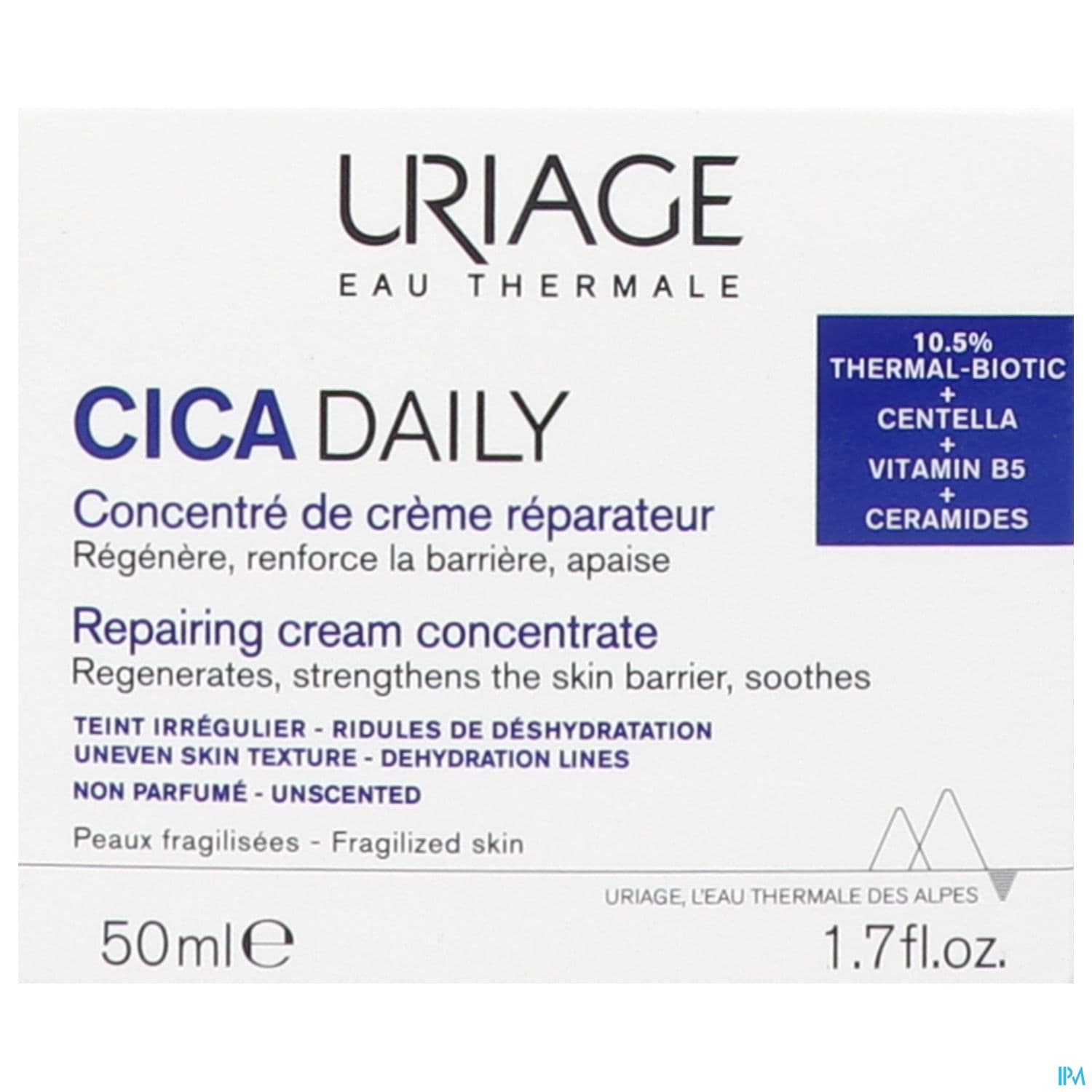 URIAGE CICA DAILY CONC CR POT 50ML