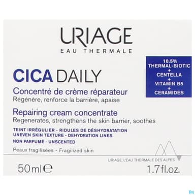 URIAGE CICA DAILY CONC CR POT 50ML