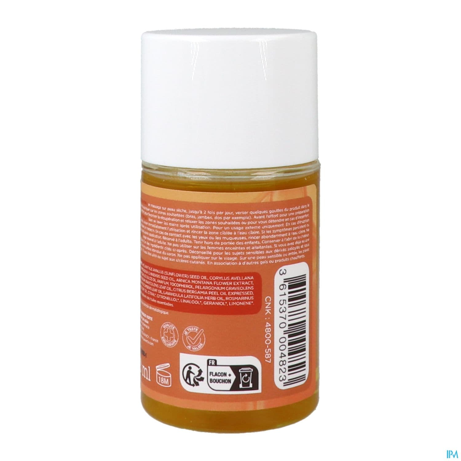 Marque Verte Actikine Huile Massage Arnica Flacon 100ml