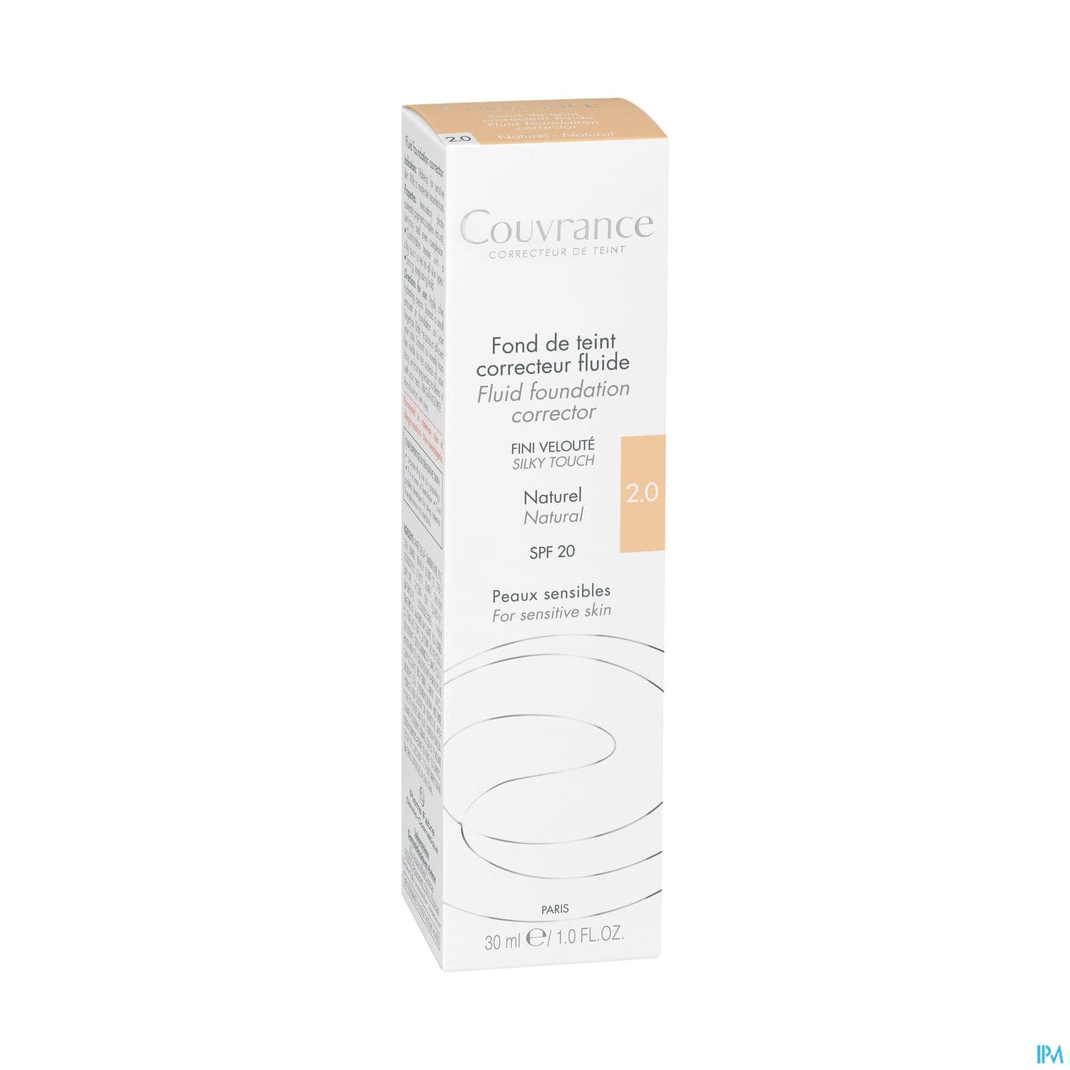 Avene Couvrance Fdt Correct. Fluide 2 Naturel 30ml