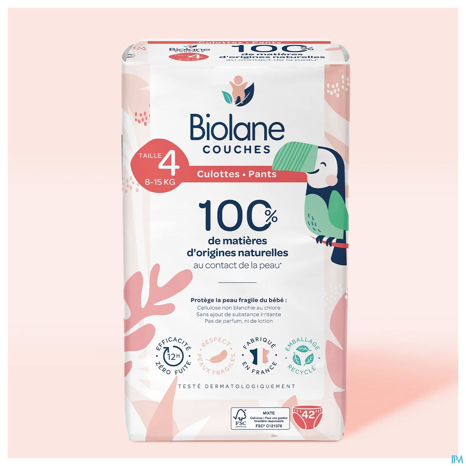 BIOLANE COUCHE CULOTTE ECO T4 X42