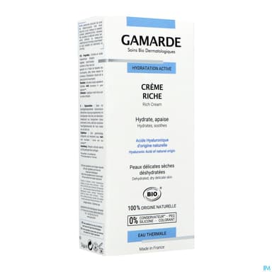 GAMARDE HYDR ACTIVE CR RICHE 40G