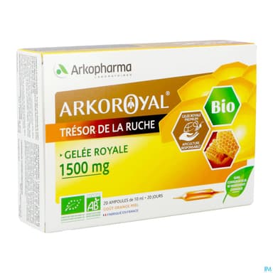 Arkoroyal Gelee Royale Bio 1500mg Amp 20x10ml