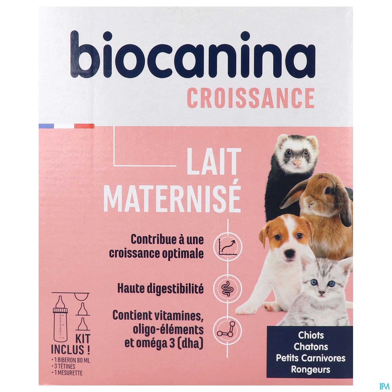 BIOCANINA LAIT AV/BIB+TETIN400G