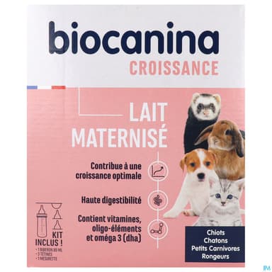 BIOCANINA LAIT AV/BIB+TETIN400G