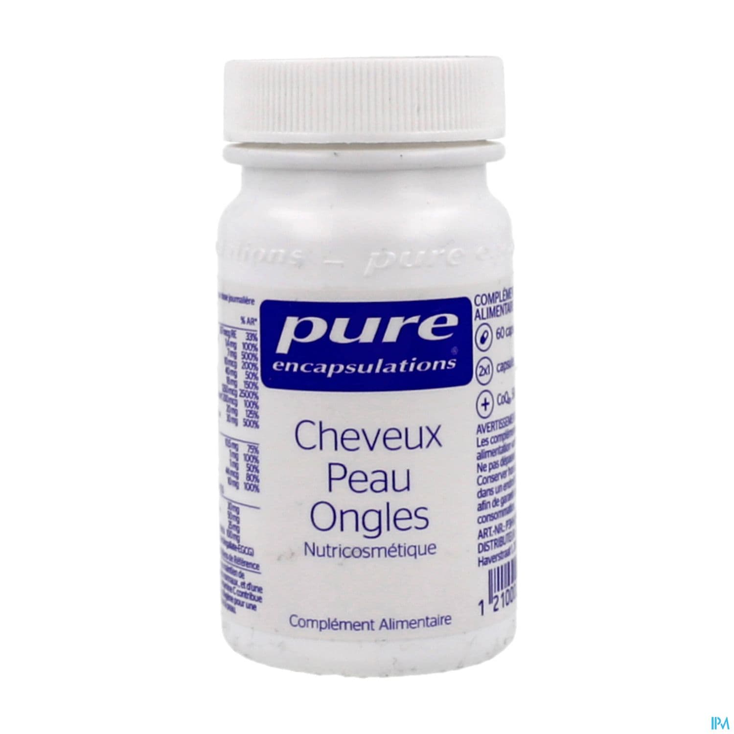 PURE ENCAPSUL CHEV/PEAU/ONG CAPS60