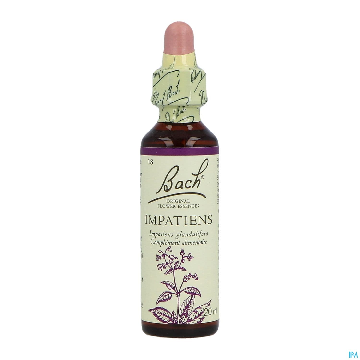 Fleurs De Bach Original 18 Impatiens Compte Gouttes 20ml