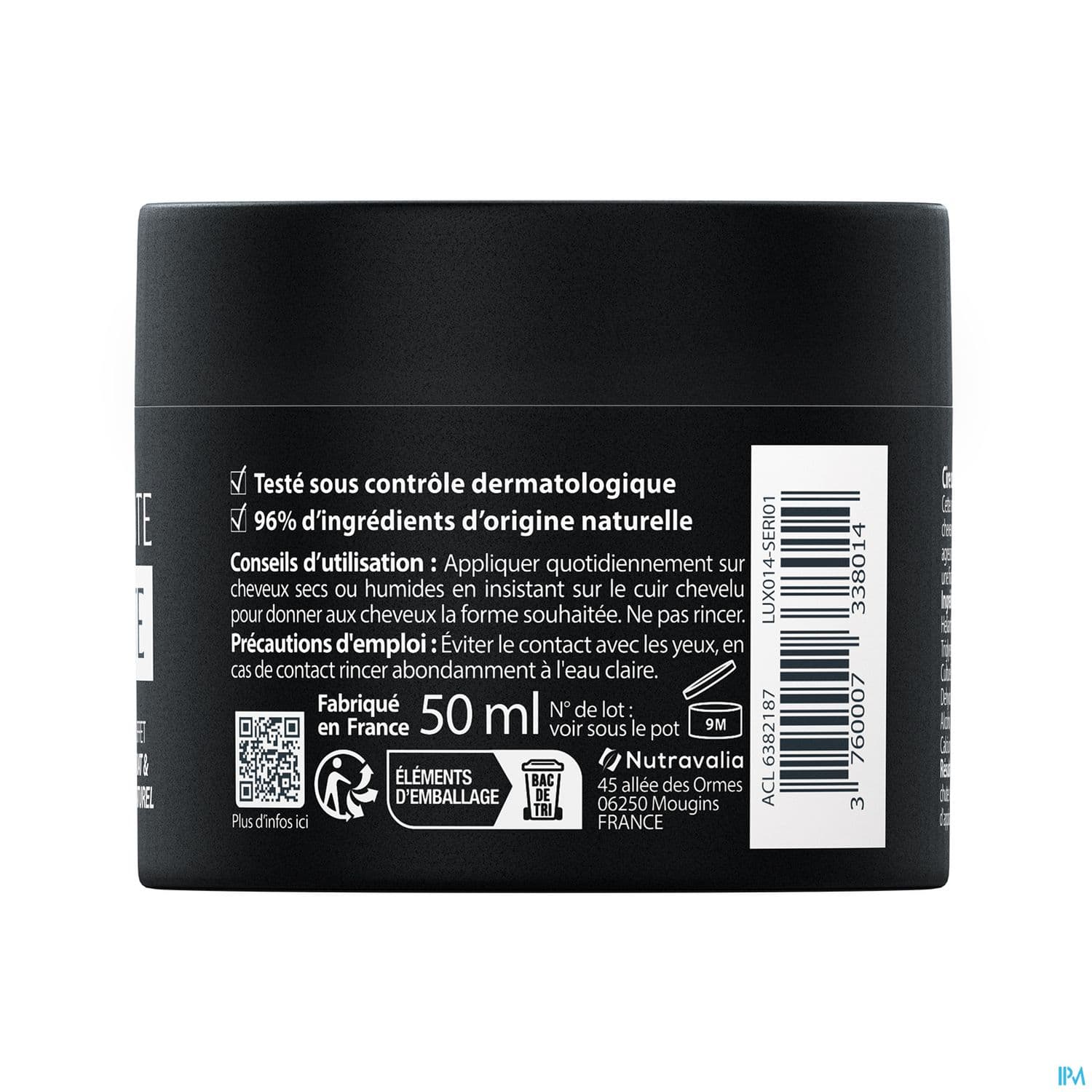 LUXEOL HOM CIRE COIFF A/CHUTE 50ML