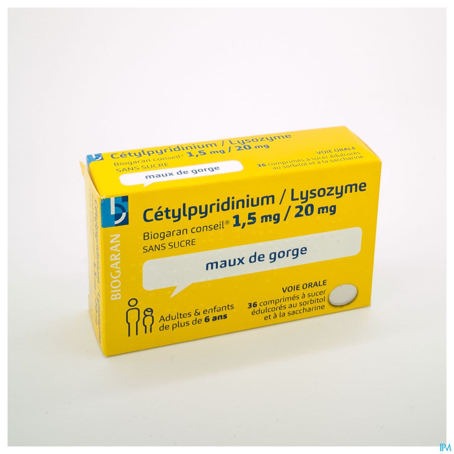 Cetylpyridinium Lysozyme Biogaran Conseil Sans Sucre Comprime A Sucer 36