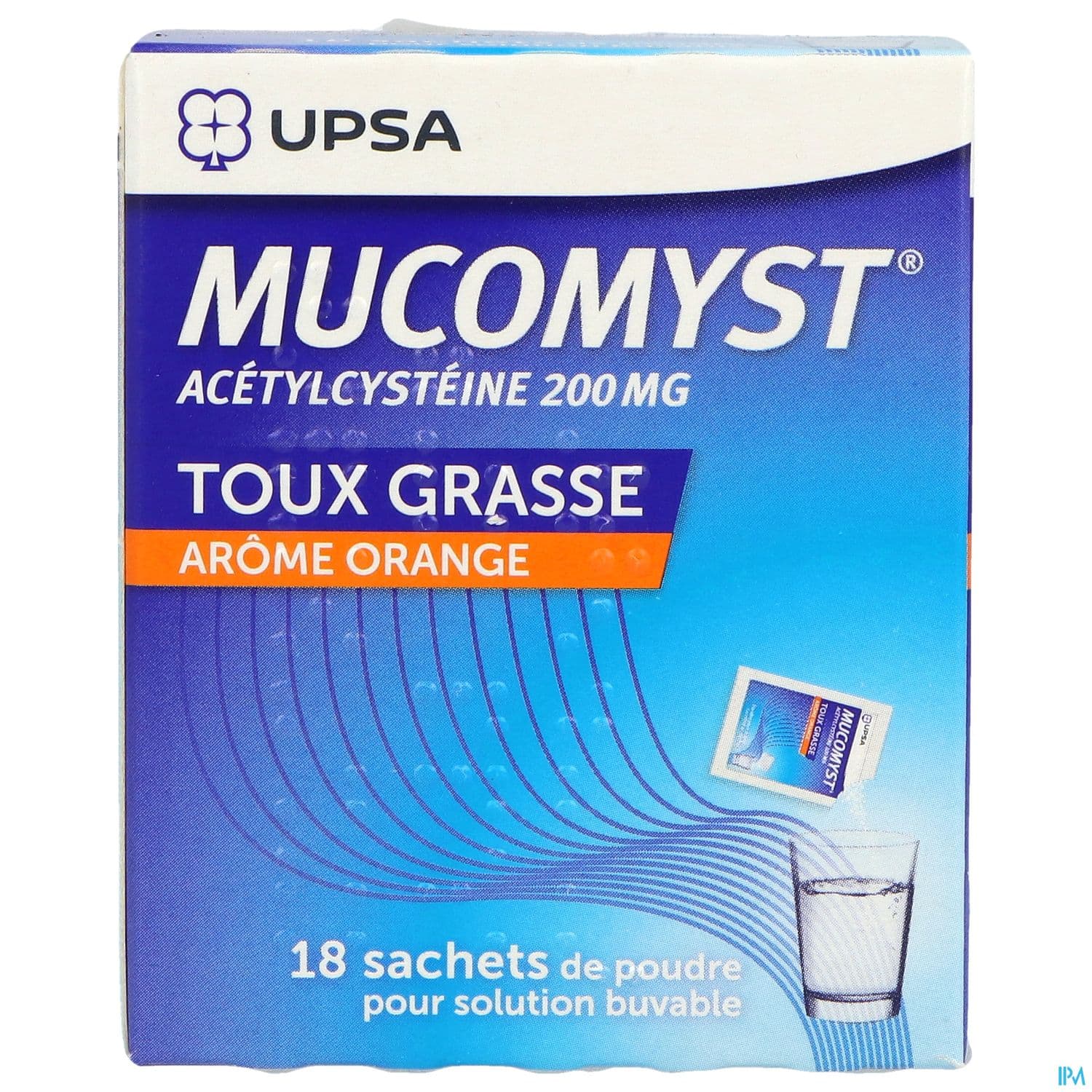 MUCOMYST 200MG PDR SBUV EN SACH B/18