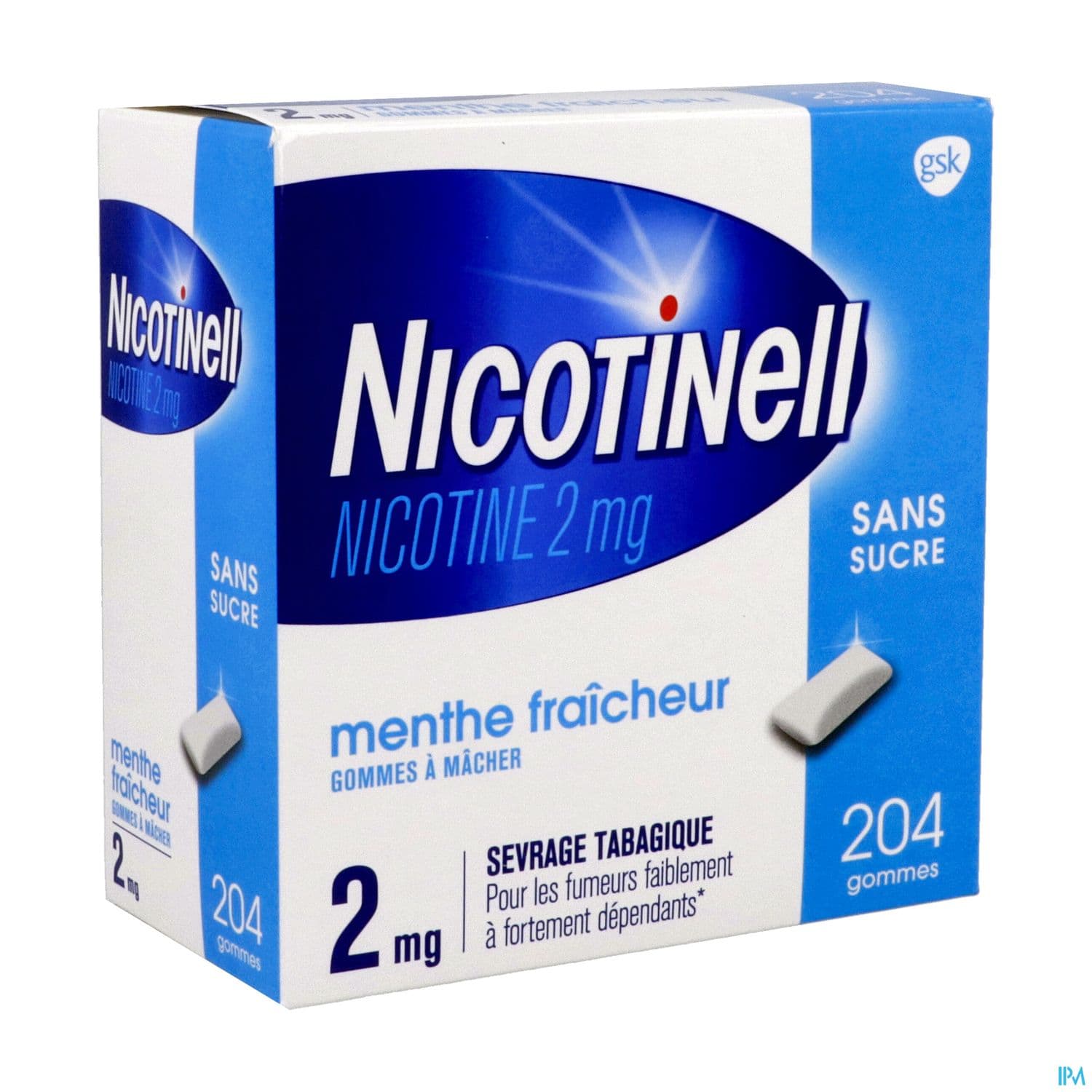Nicotinell Menthe 2mg Sans Sucre Gommes A Macher 204