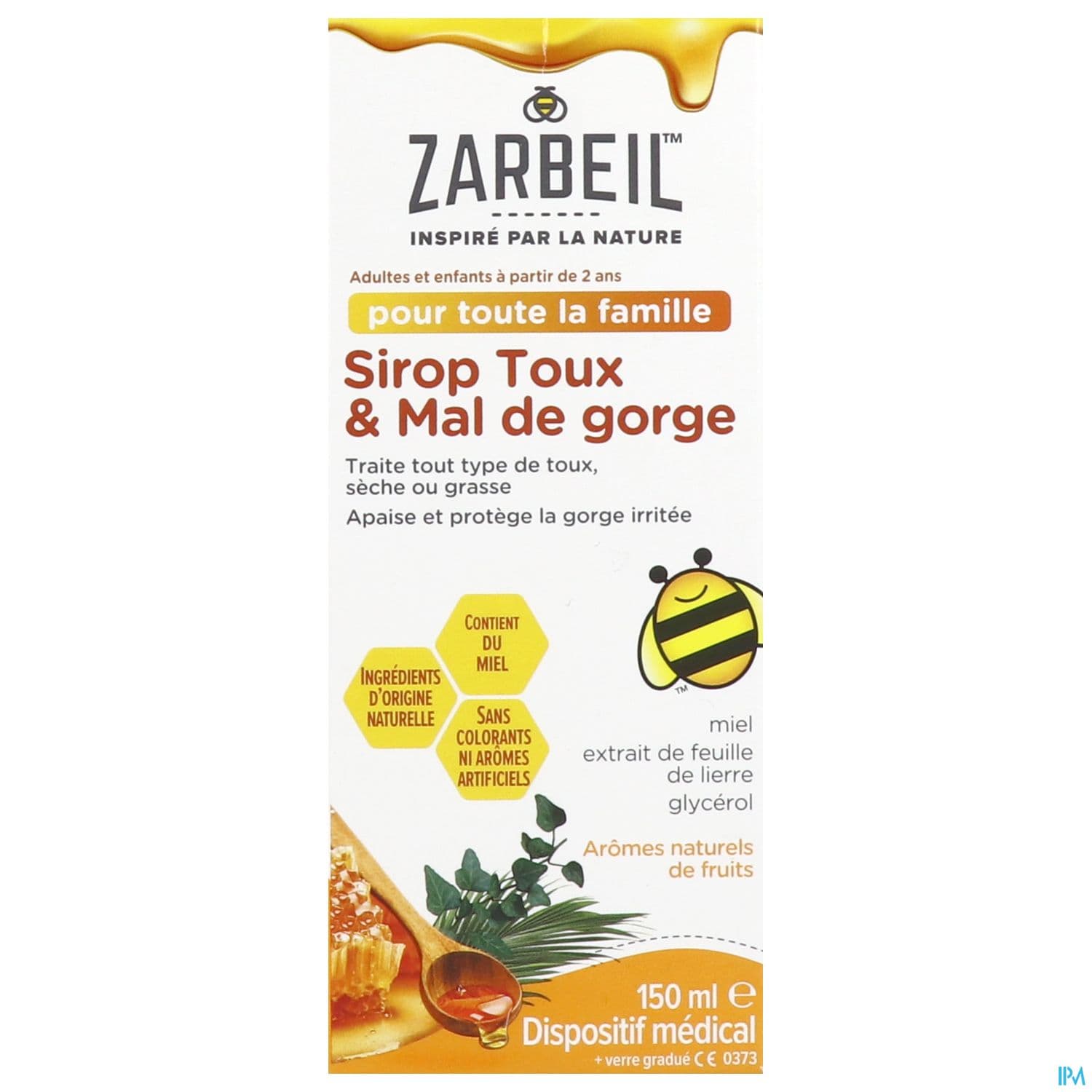 ZARBEIL SIROP AD/ENF TX&GORG 150ML