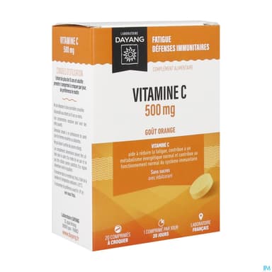 DAYANG VITAMINE C 500MG CPR 20
