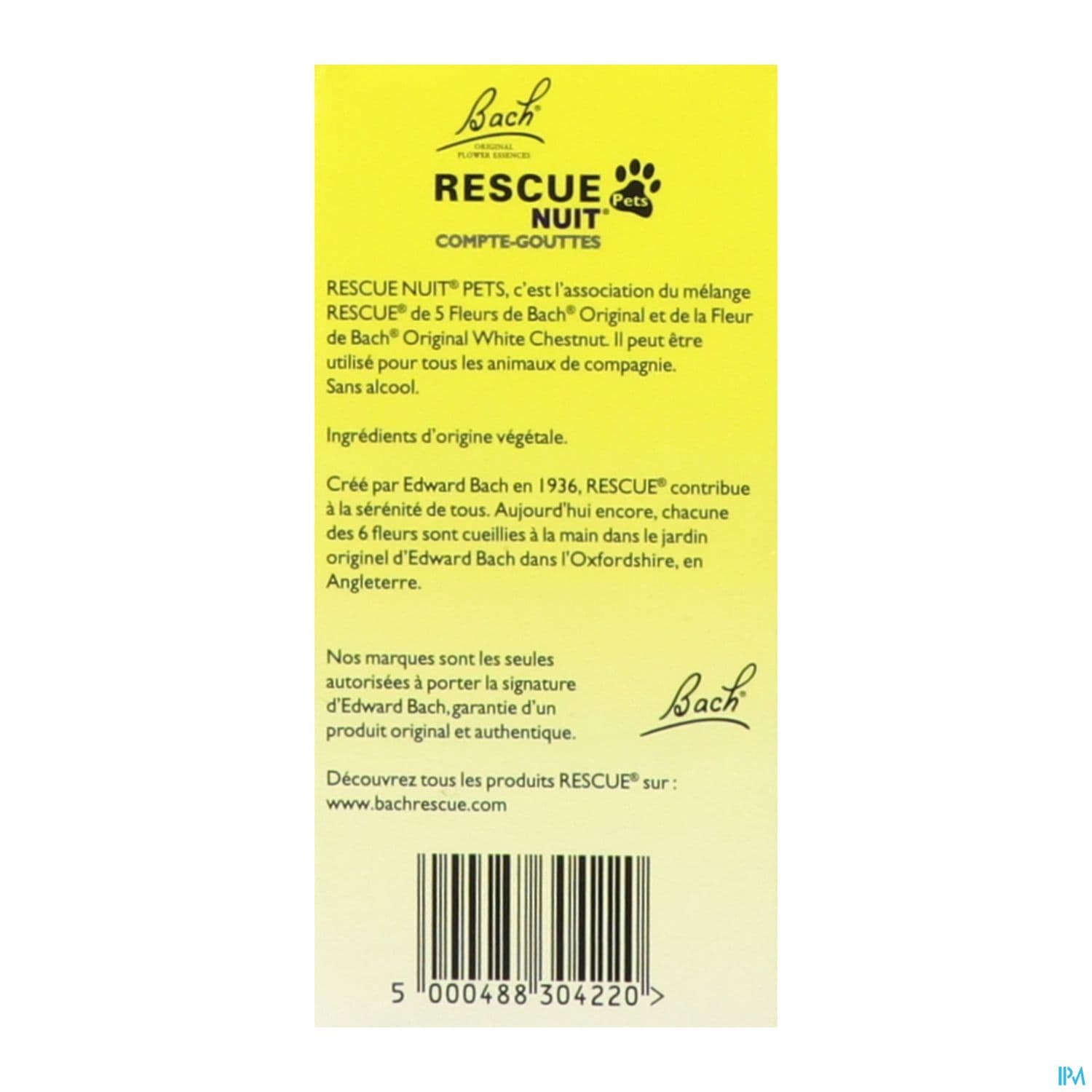 RESCUE BACH ORIG NUIT PETS GTT20ML