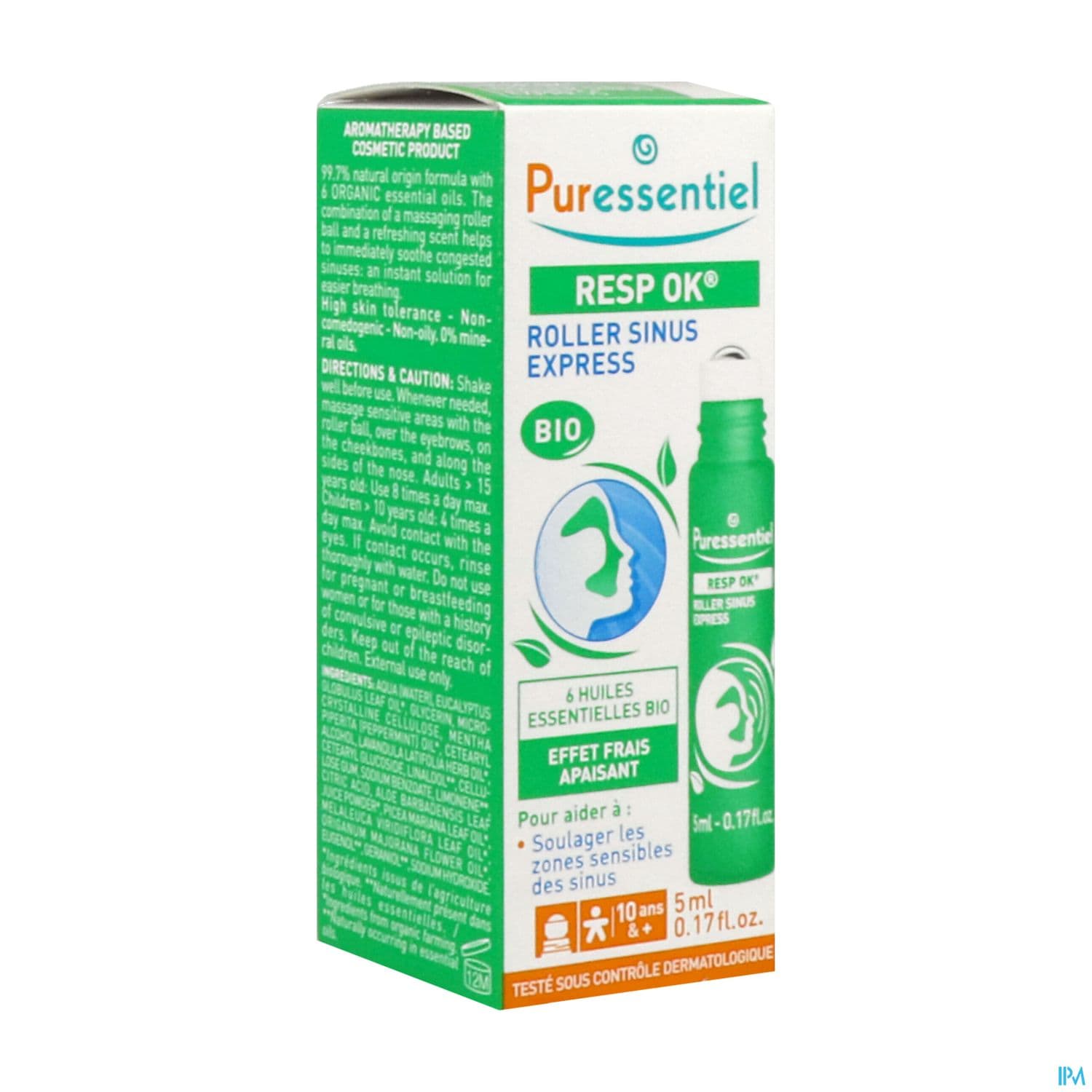Puressentiel Roller Sinus Express Aux 6he Bio 5ml