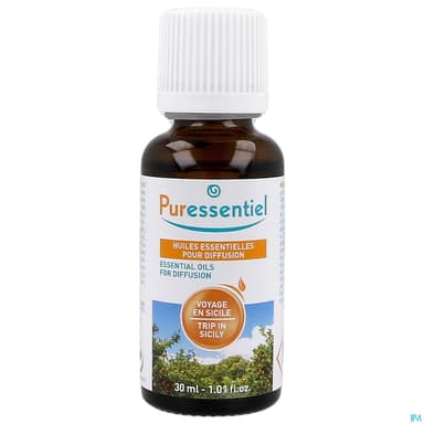Puressentiel Diffuse Voyage En Sicile Huile Essentielle Pour Diffusion 30ml