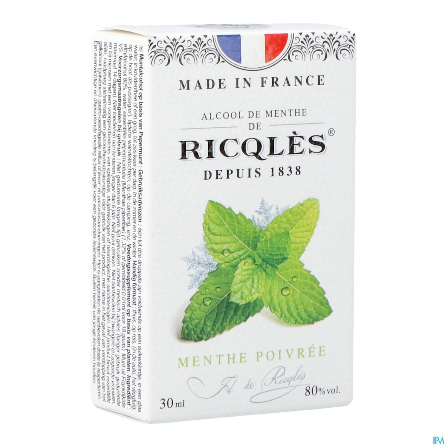 Ricqles Alcool De Menthe 30ml