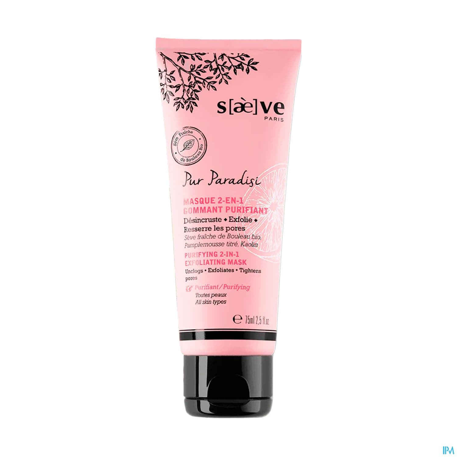 SAEVE PUR PARADISI MASQ 2EN1 75ML — Grande Pharmacie du Centre