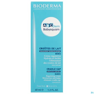 Bioderma Abcderm Babysquam Creme Hydratante Keratoreg 40ml