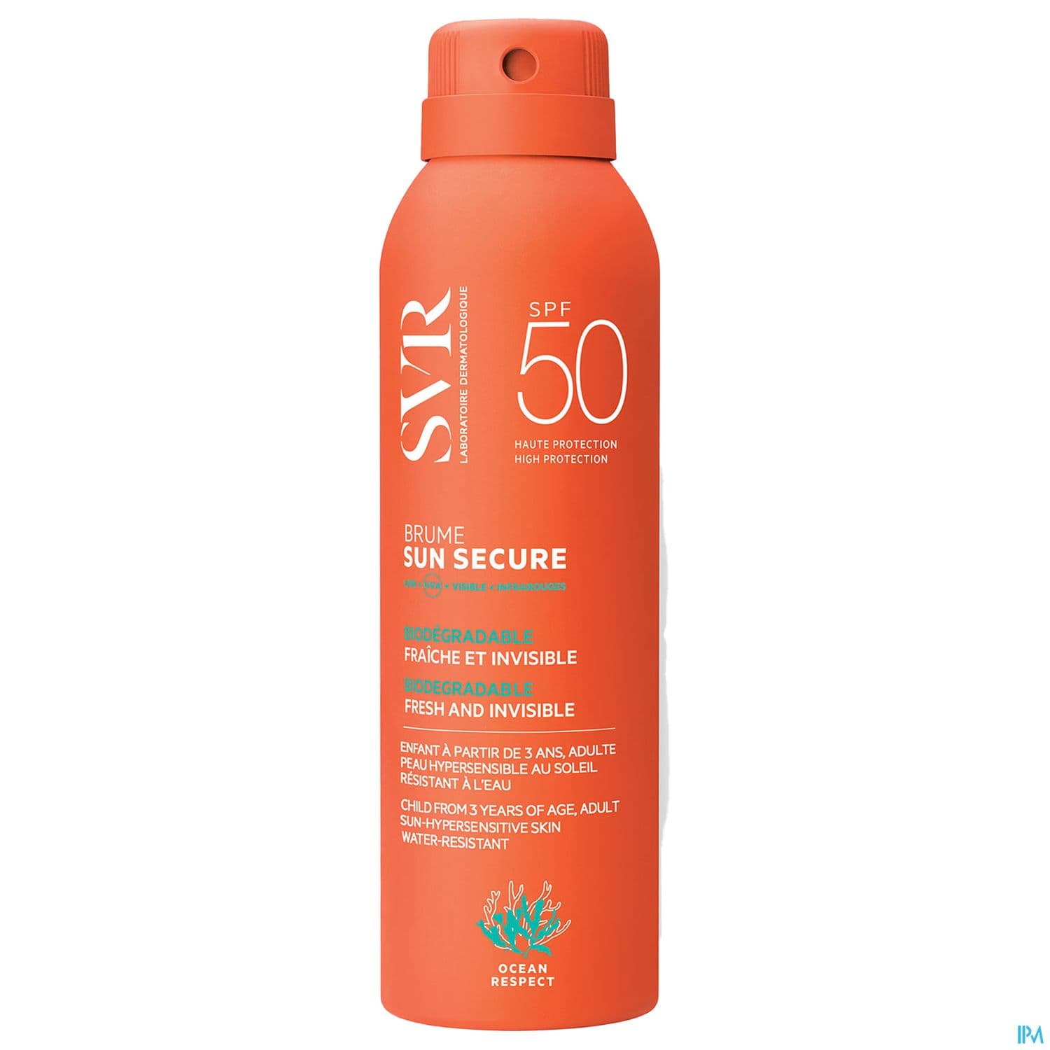 Svr Sun Secure Brume Spf50+ 200ml