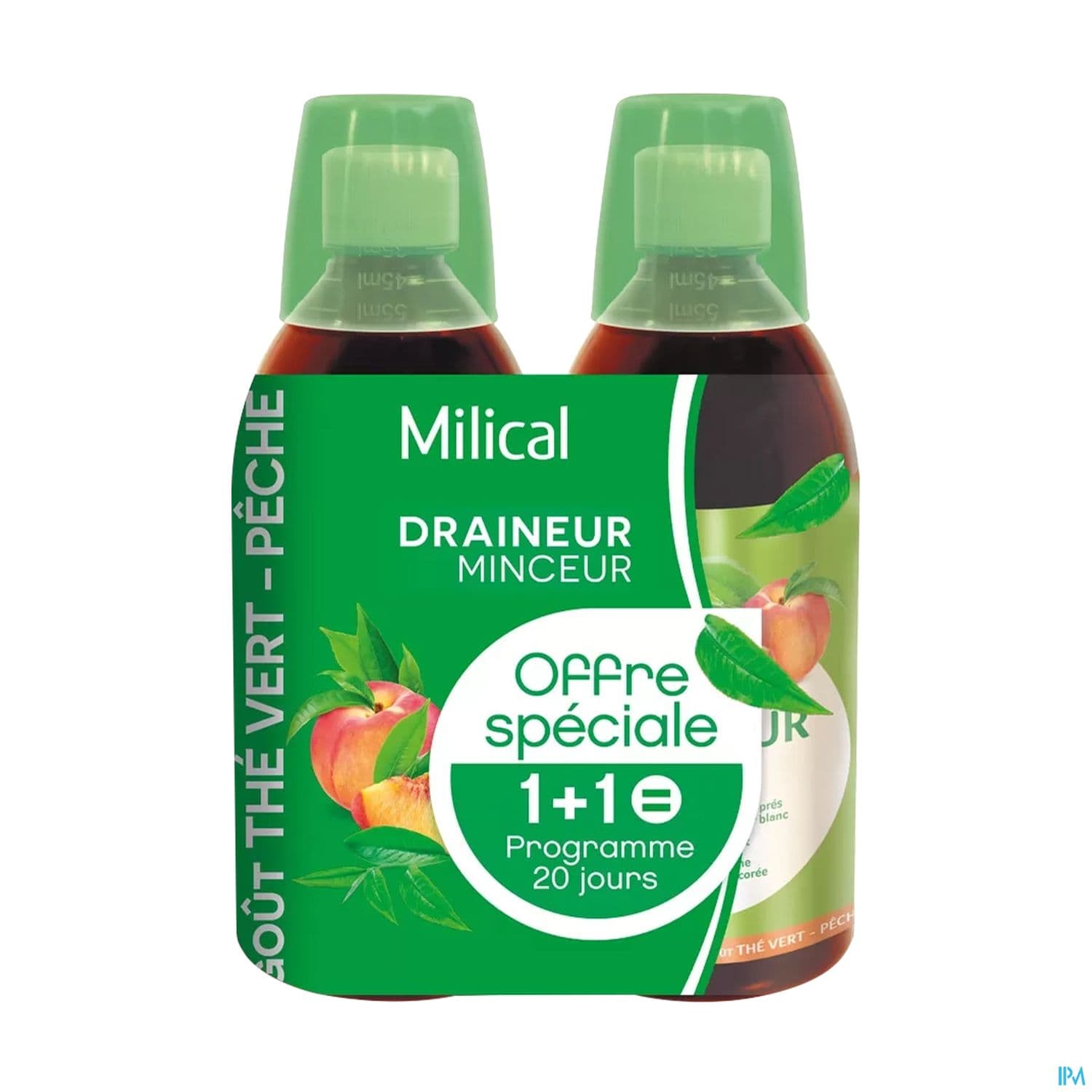 Milical Draineur Ultra The Vert Solution Buvable 500ml X2